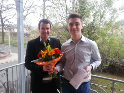 Glückwunsch an Bastian Raab zum Kreisvorsitz der Schüler Union Altenburger Land